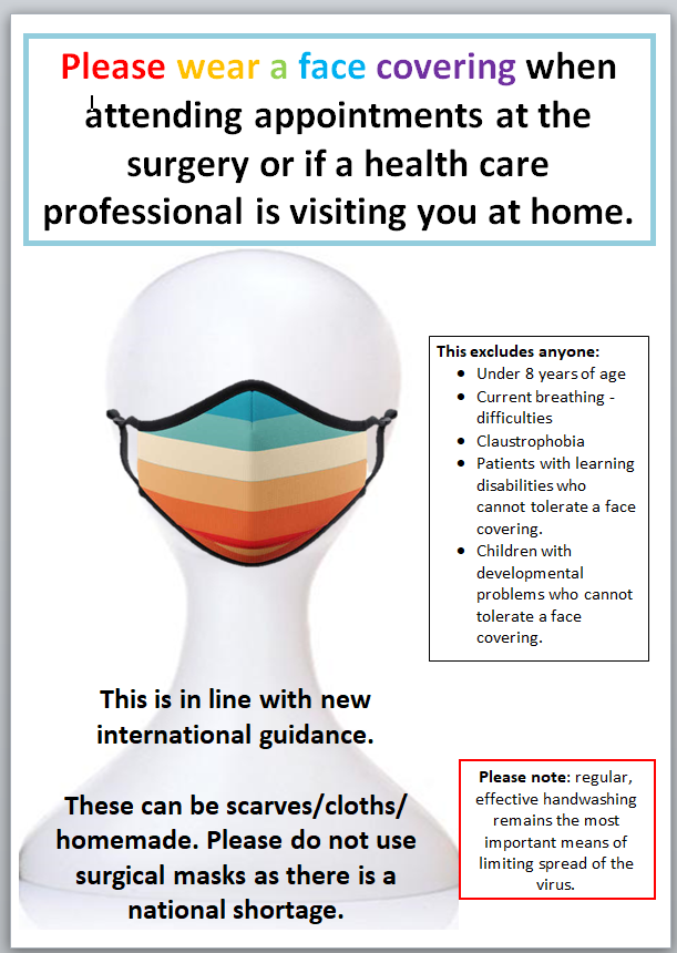 Face Coverings in NHS settings