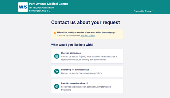 Patient Triage Form